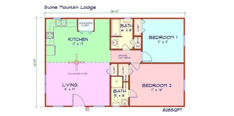 modular log cabin floor plans