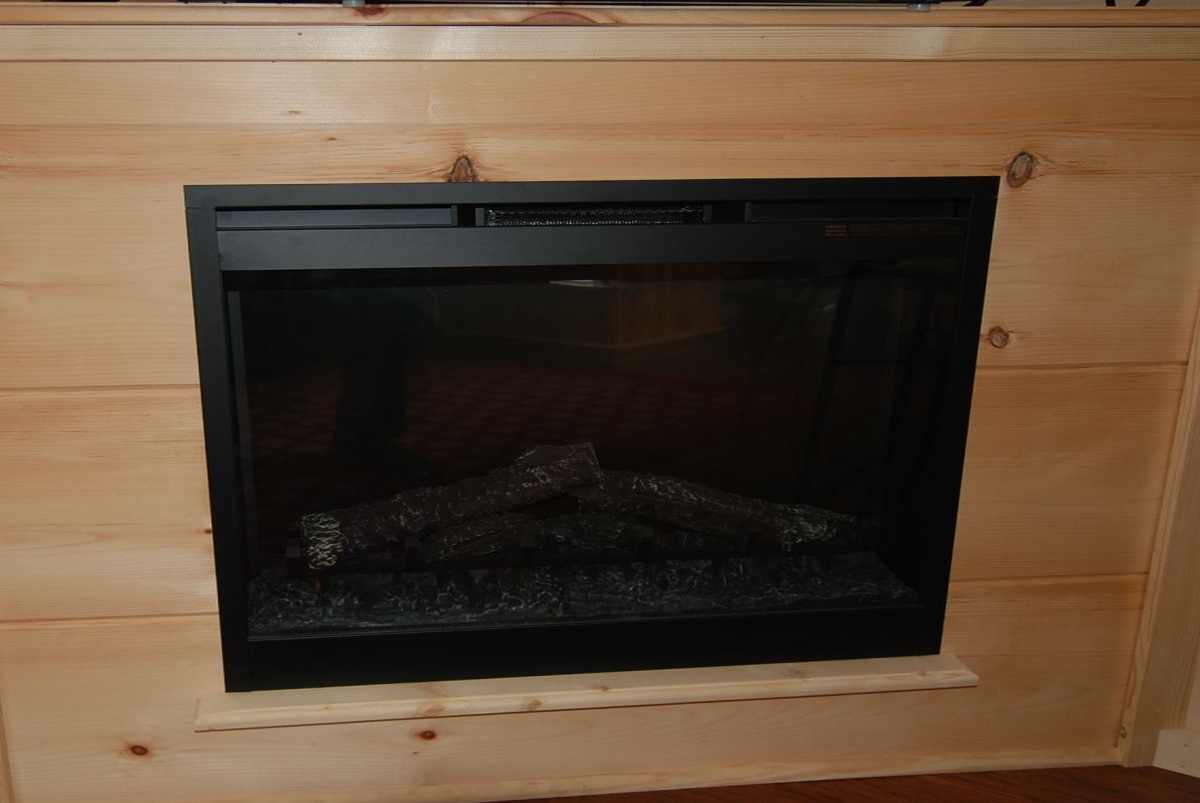 Electric Fireplace Mountain Recreation Log Cabins